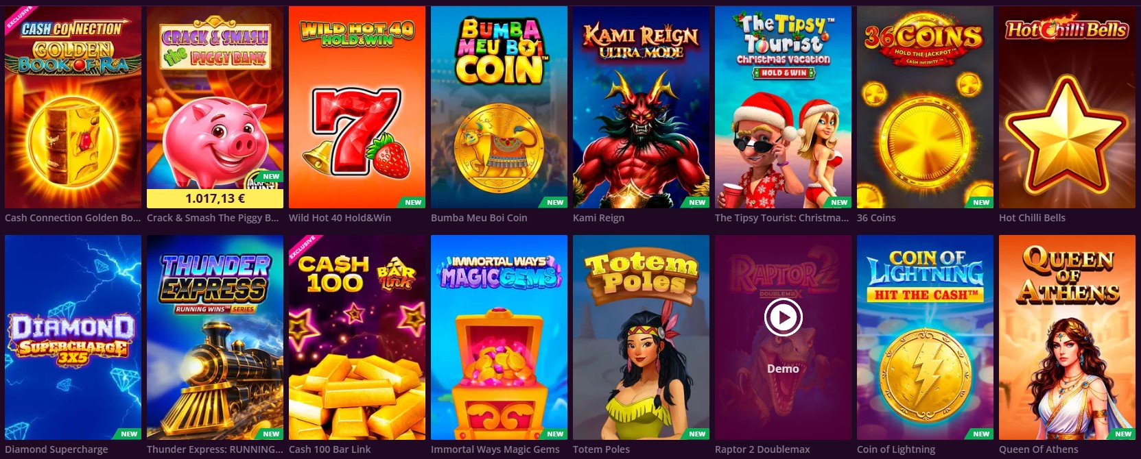 malina casino play online